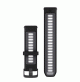 Forerunner Watch Bands - 22 mm - Black/translucent whitestone with Slate hardware - 010-11251-AM - Garmin